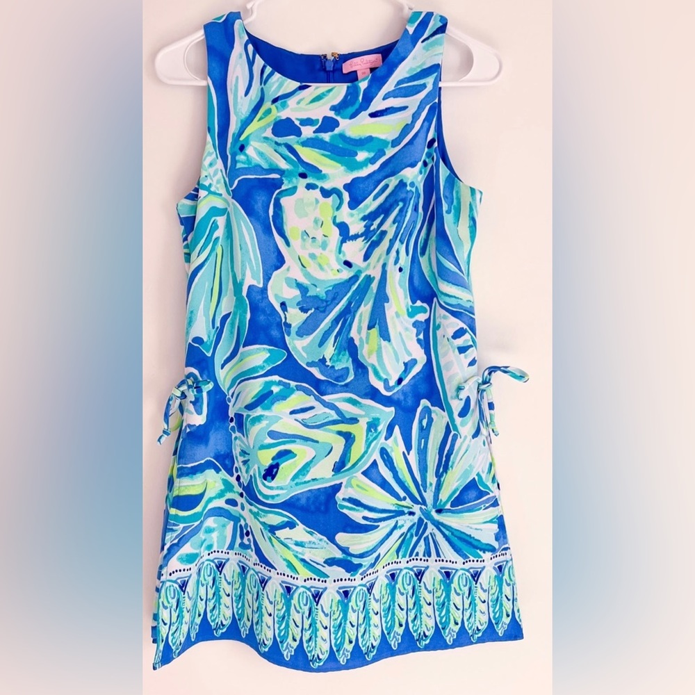Lilly Pulitzer Beckon Blue Palm Donna Romper